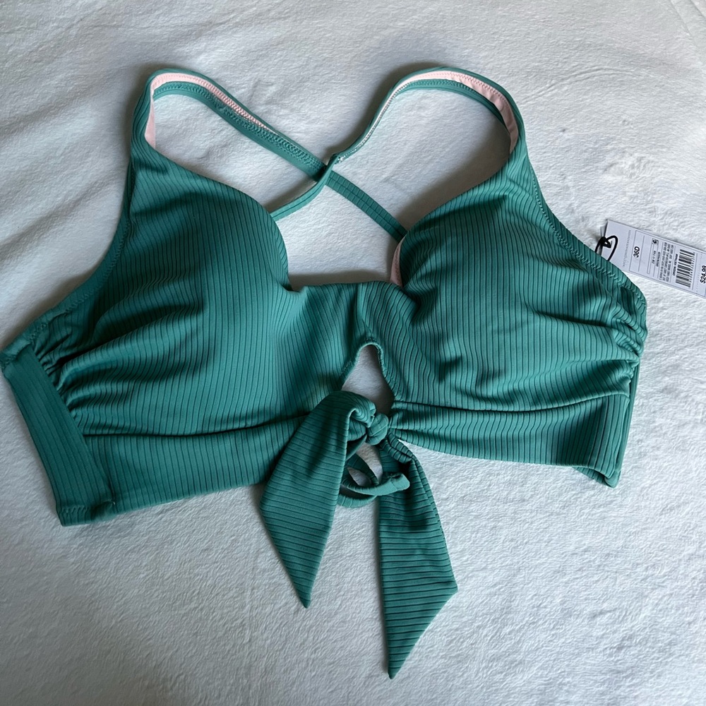 Green Bikini Top (Size 36D)